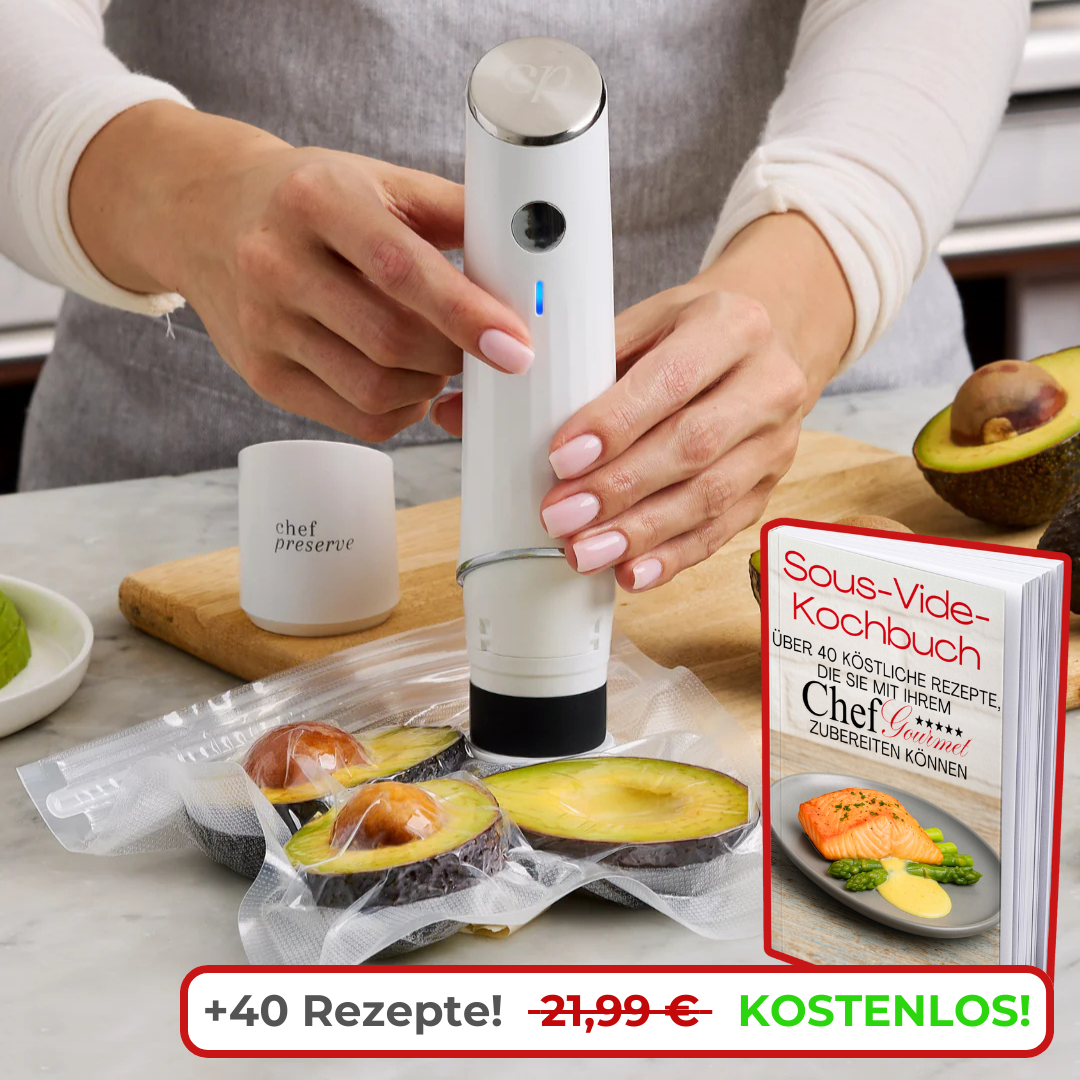 Chef Gourmet™ – Tragbares Vakuumgerät